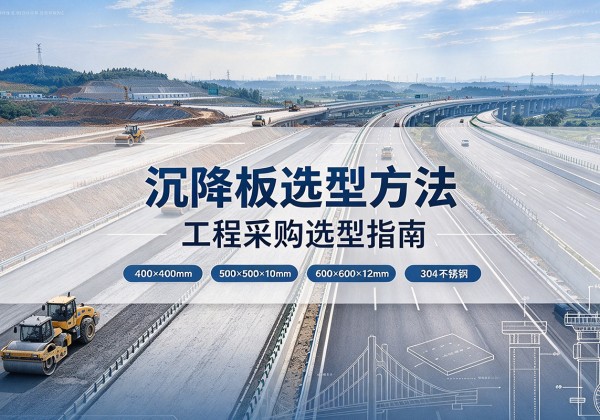 达孜沉降板选择方法